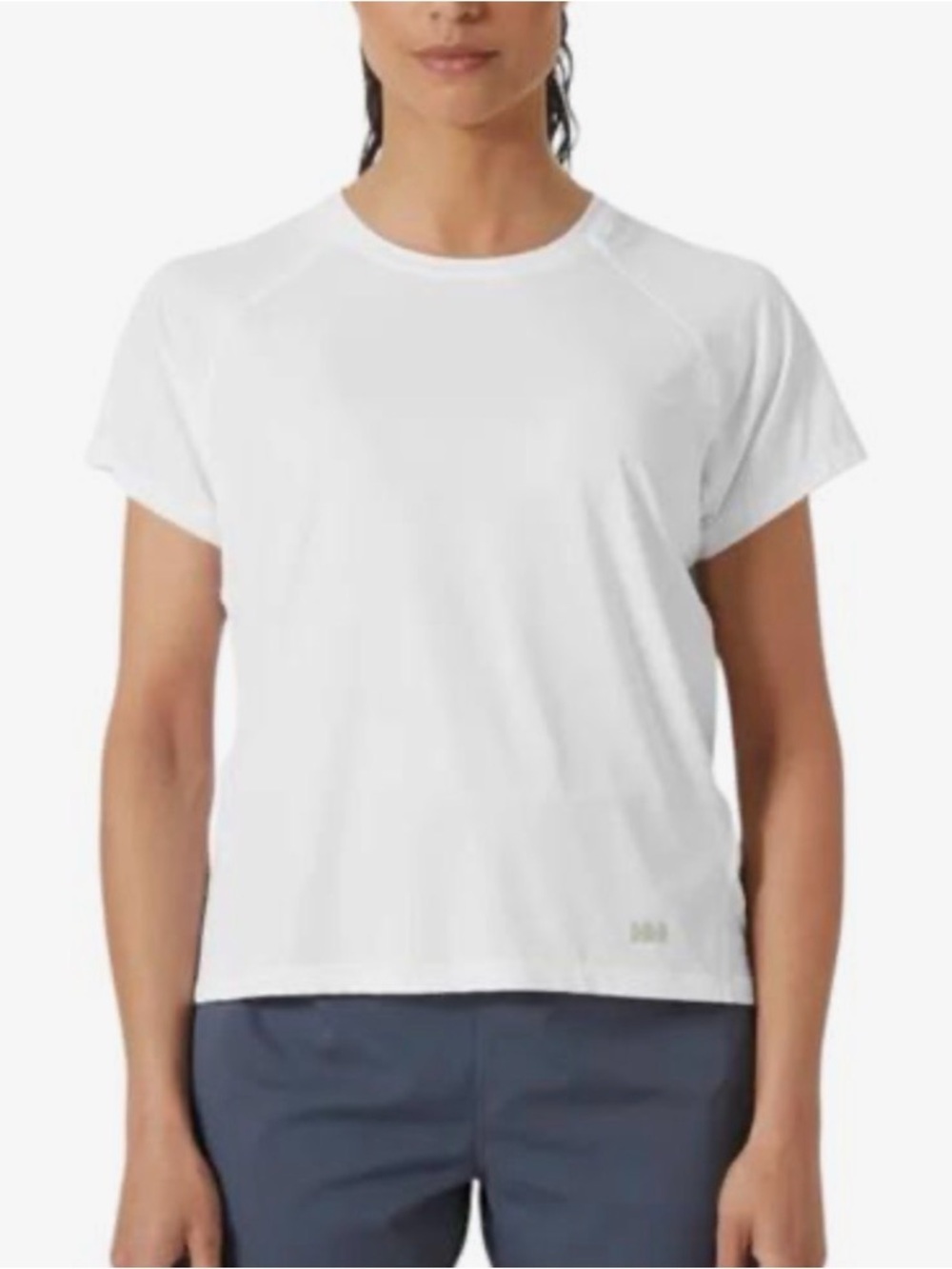 White Crewneck Short Sleeve Tee